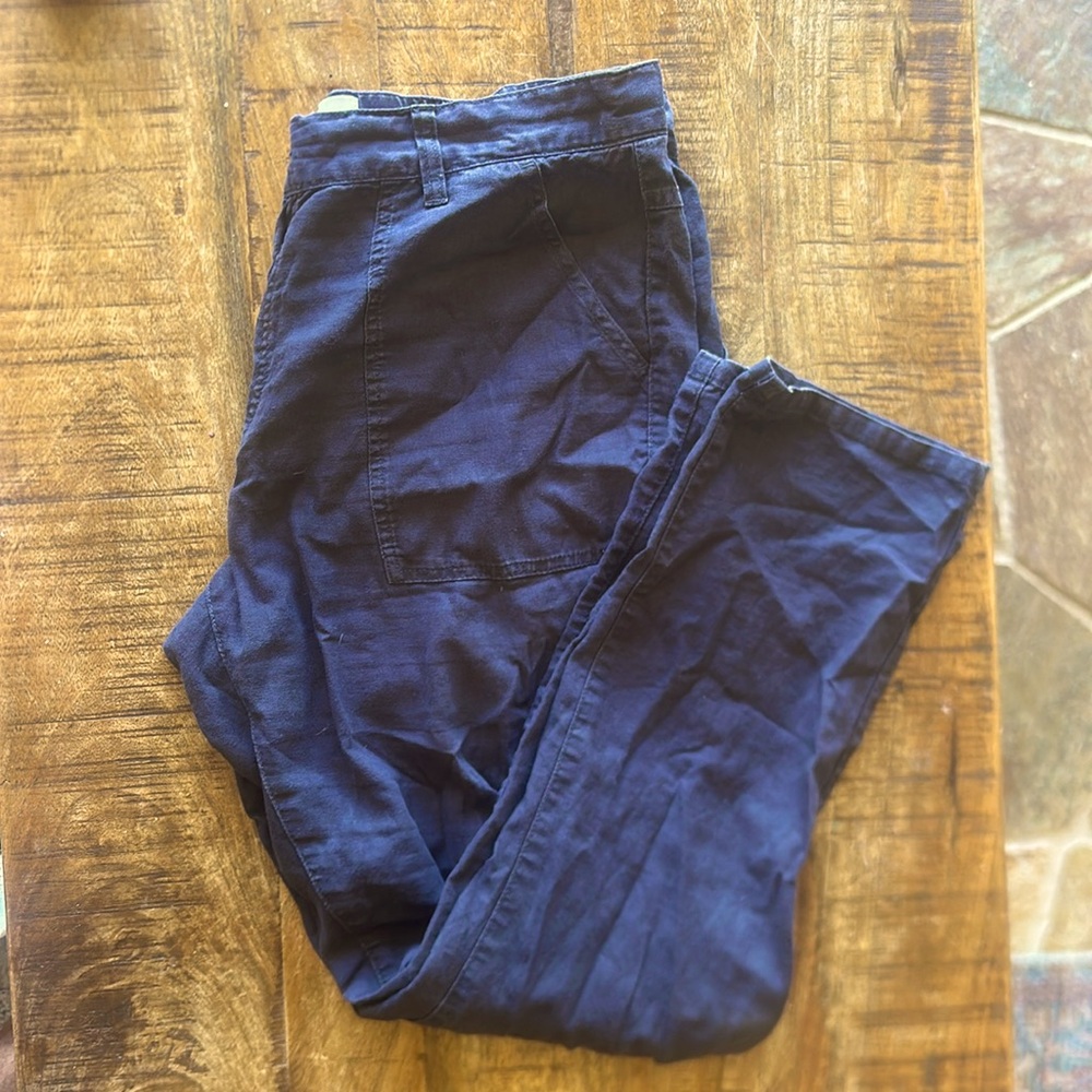 Rhythm Linen Beach Pant Charcoal
